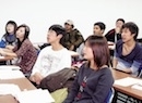 Students speak actively. Interactive, i.e., discussion-oriented classes are attractive