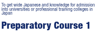 Preparatory Course 1