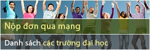 Danh sách các trường đại học nhận đơn qua mạng