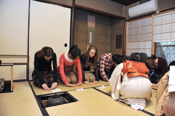 Experiencing a traditional Japanese tea ceremony